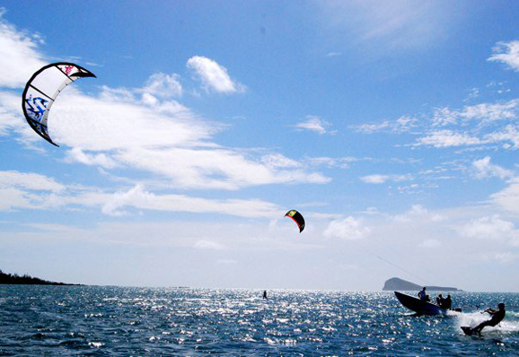 kitesurf ile maurice